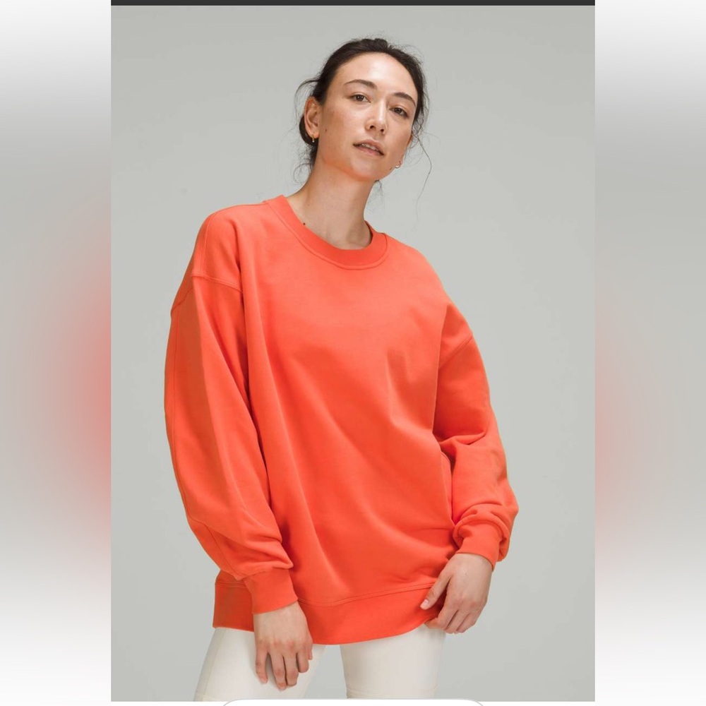Lululemon Perfectly Oversized Crew Sweater Sz 10